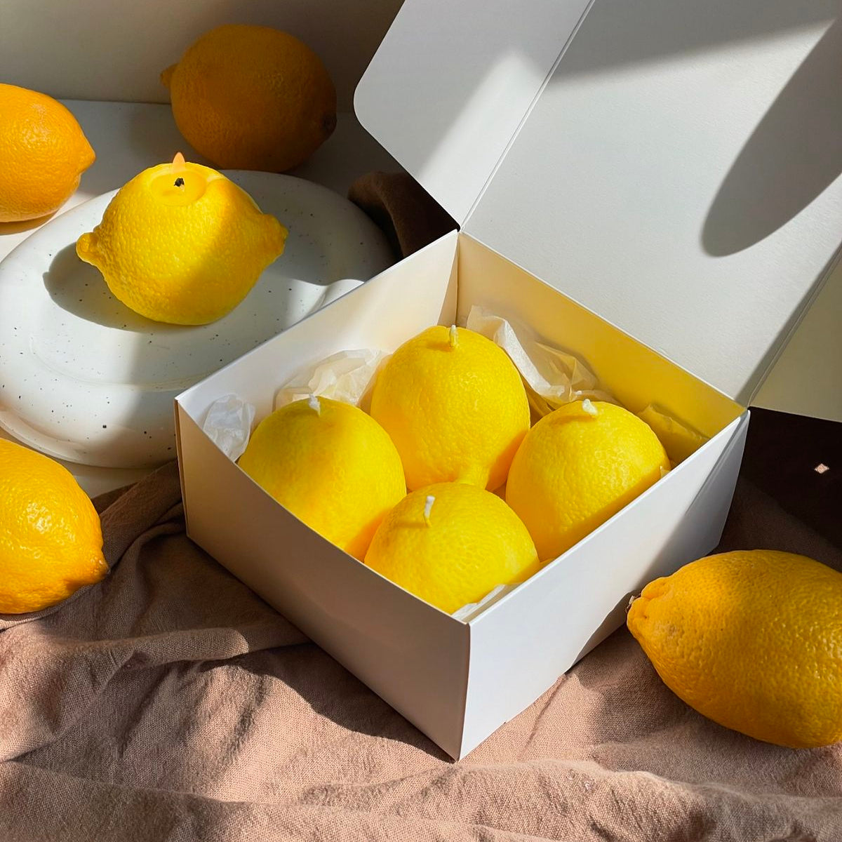 Lemon Scented Candles