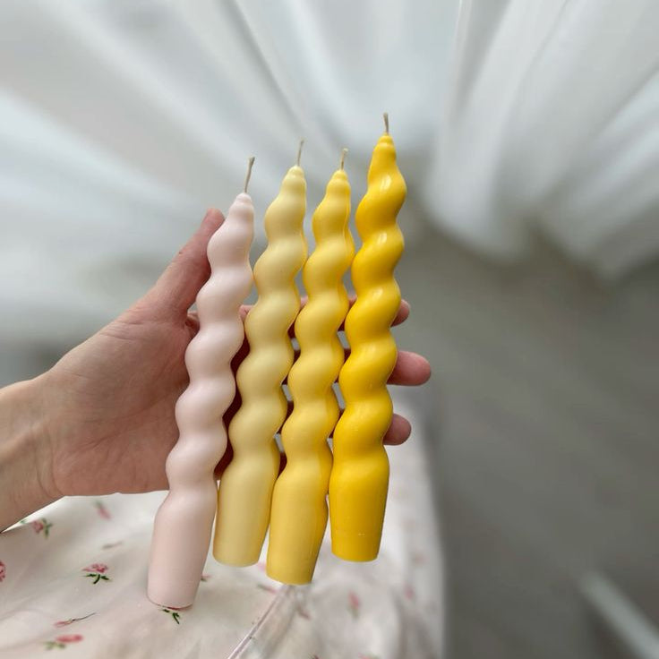 Twisted Spiral Candle