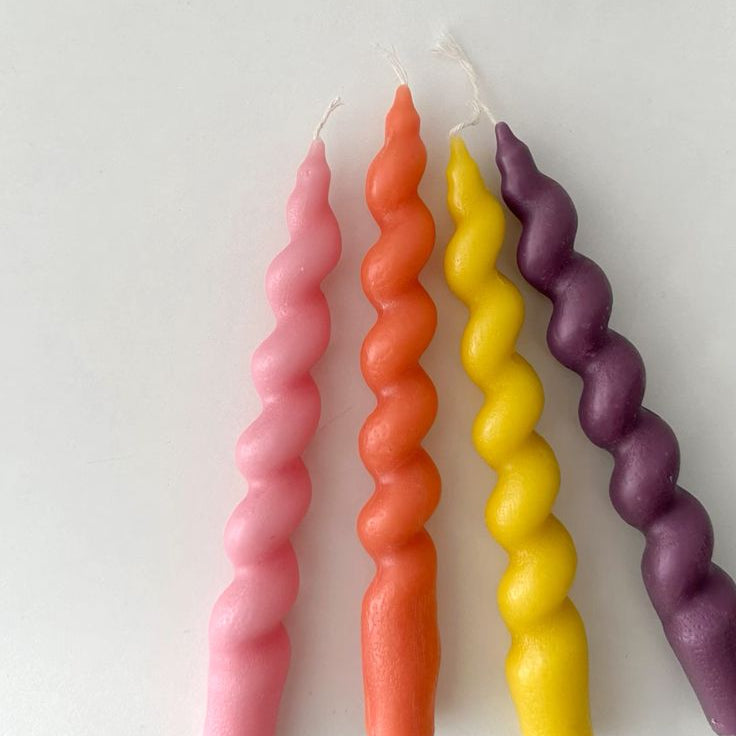 Twisted Spiral Candle