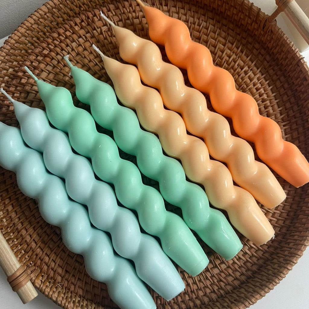 Twisted Spiral Candle