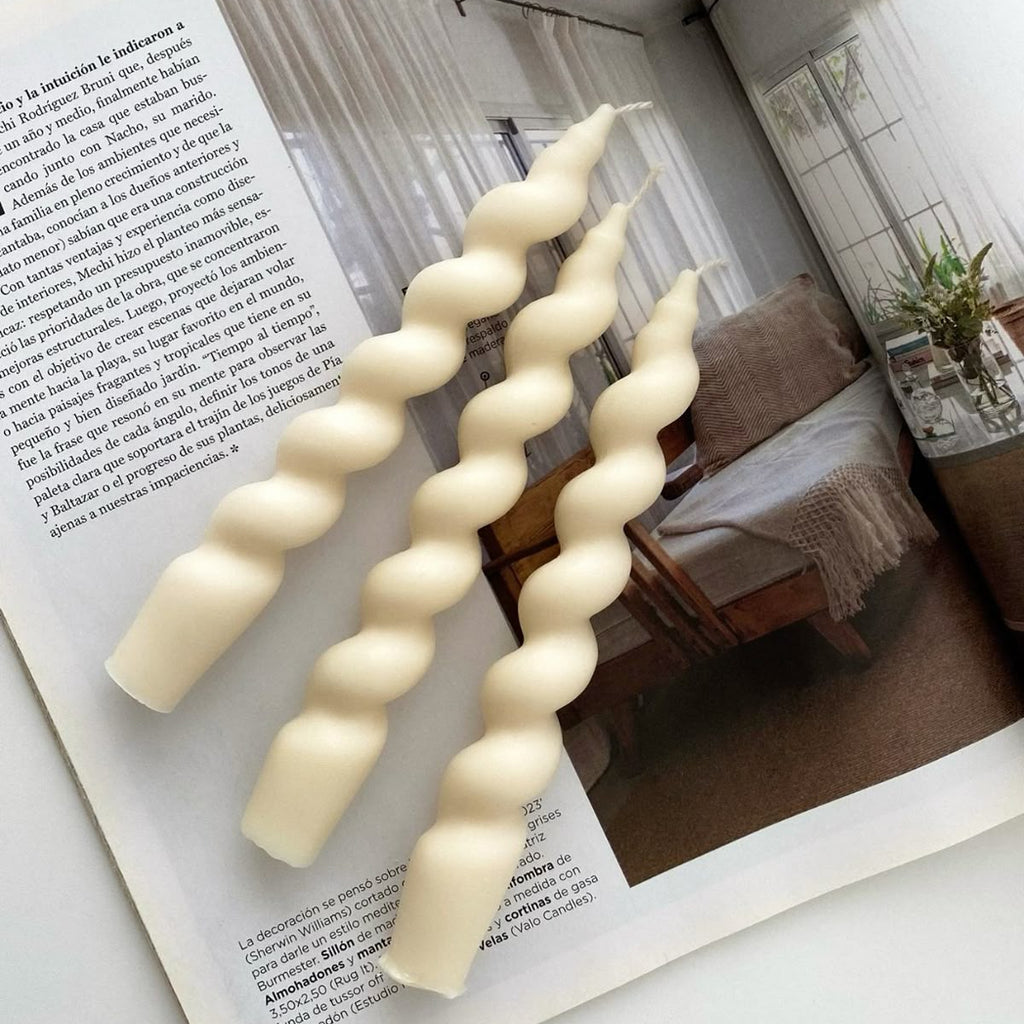 Twisted Spiral Candle